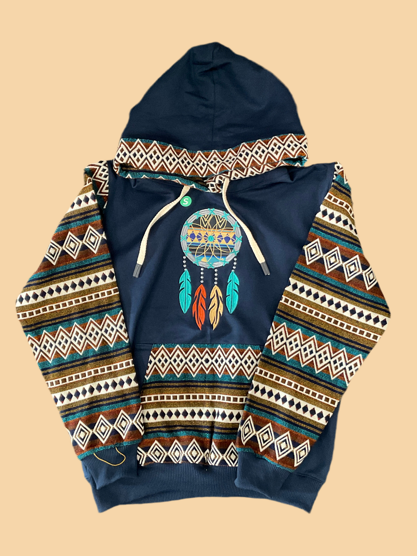 Unisex Native Hoodie w/ Andean Accents