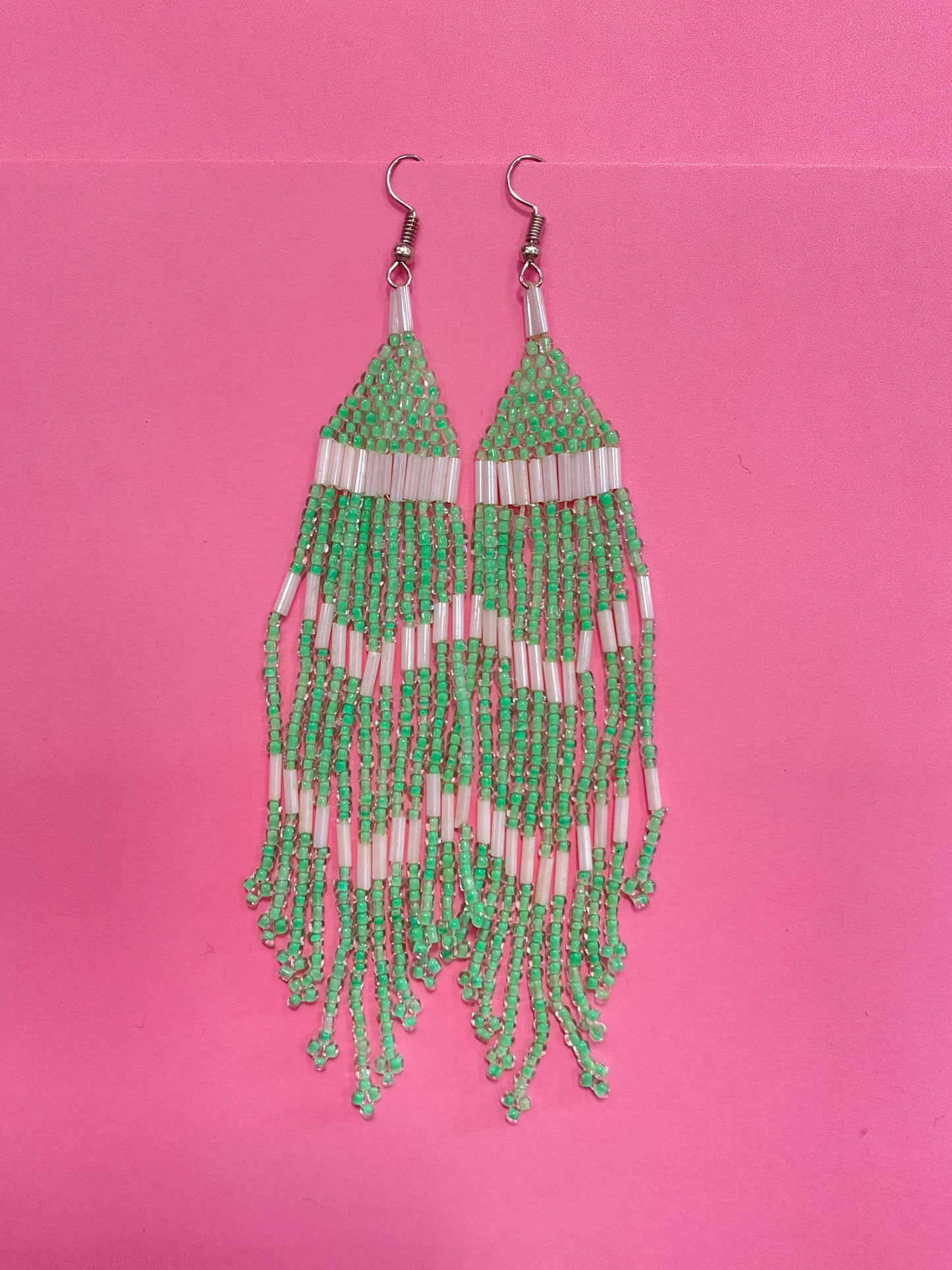 Beaded Fringe Earrings