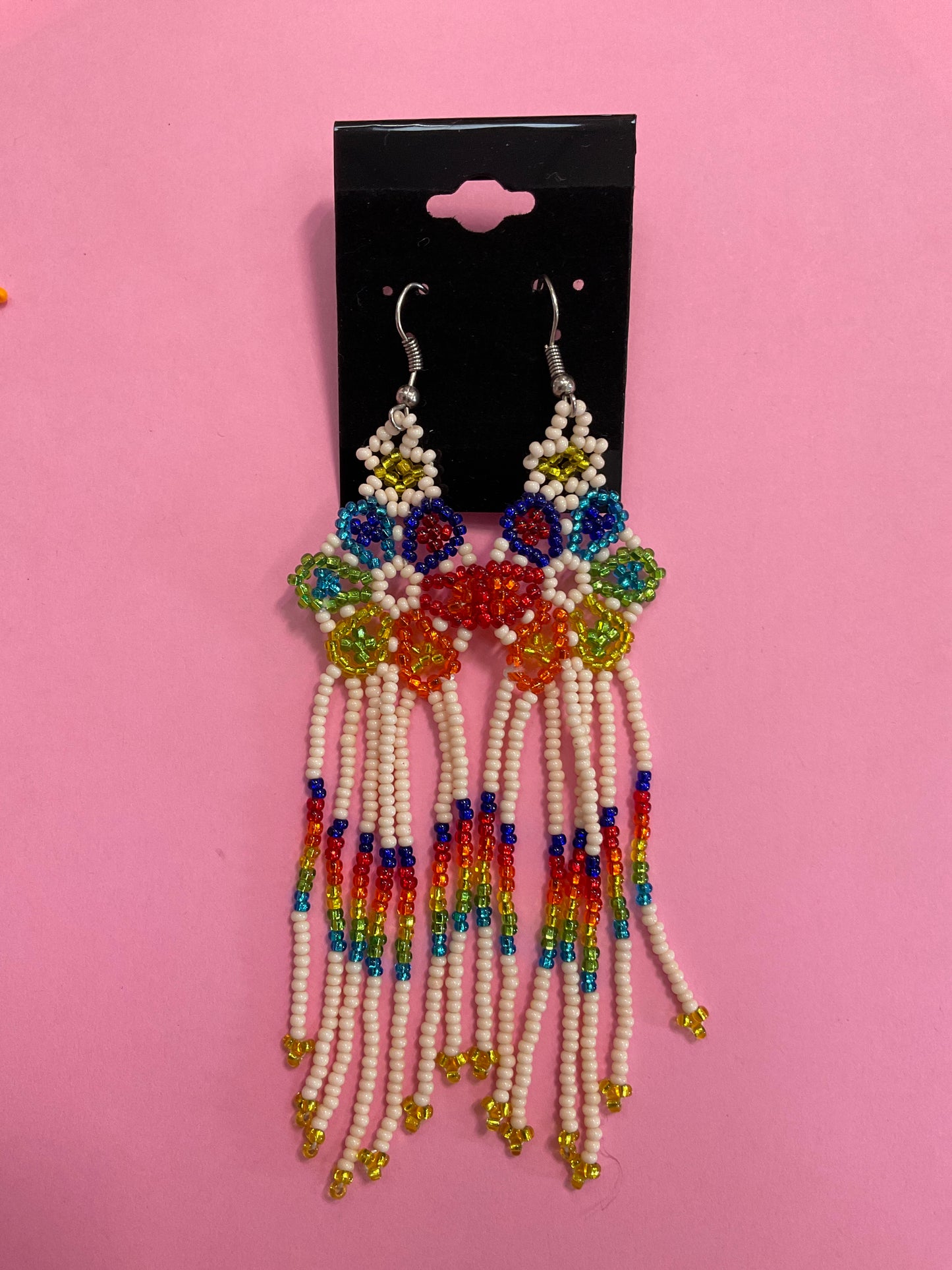 Beaded Fringe Earrings
