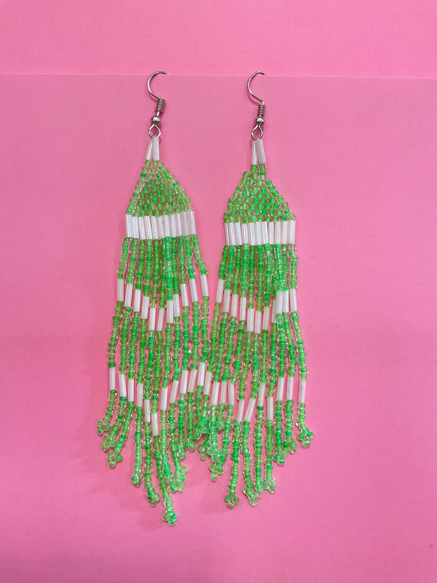 Beaded Fringe Earrings
