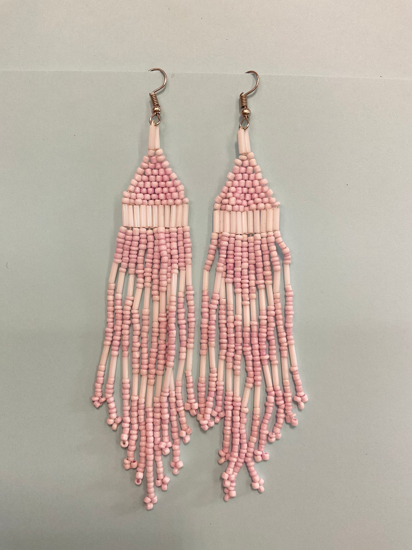 Beaded Fringe Earrings