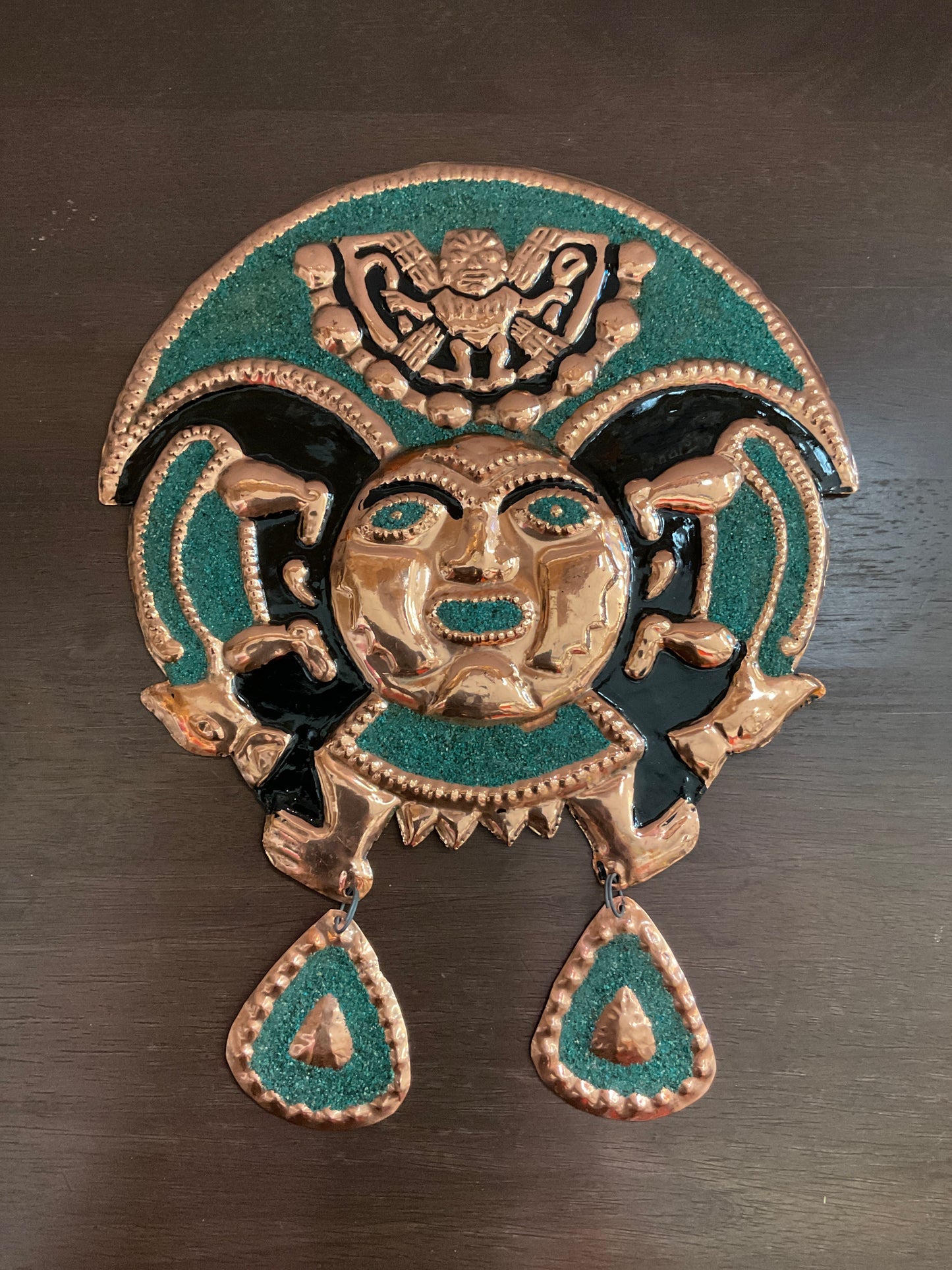 Copper Inca Mask