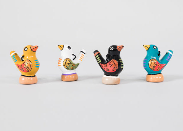 Hand-Painted Ceramic Bird Whistle