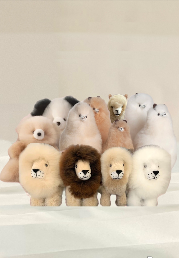 KUSI FRIENDS - Baby Alpaca Fur Animals