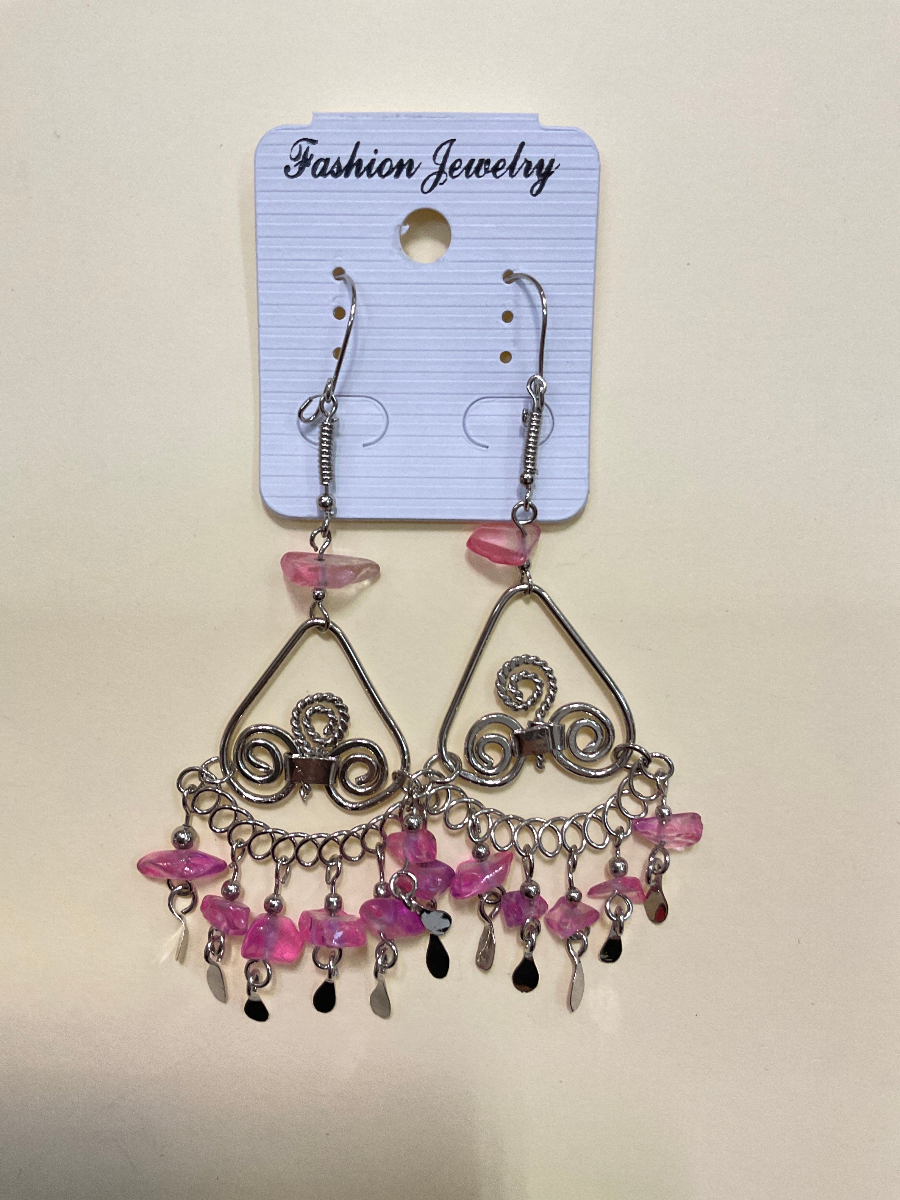 Long Earrings Mineral/Stone