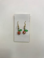 Mini Peach Earrings