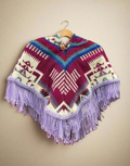 Poncho andino infantil con capucha – Ropa artesanal tradicional