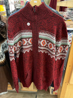 CHASKA Zip-Up Sweater