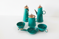Miniature Copper Tea Set