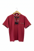 Men’s Peruvian Cotton Shirt lace collar  (Camisa Cerrada)