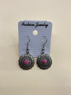 Metal with Stone Earrings