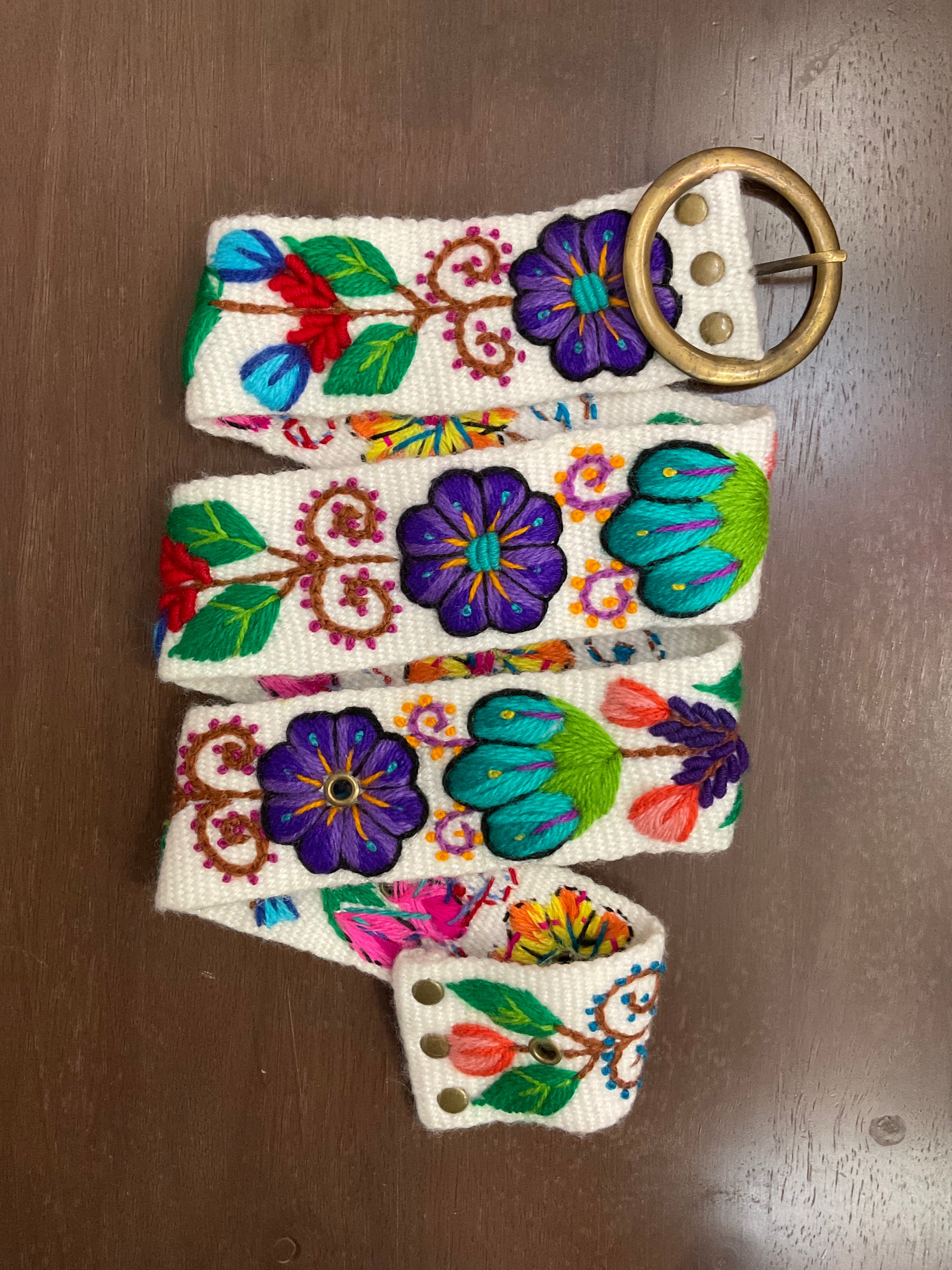 Handmade Embroidered Belt