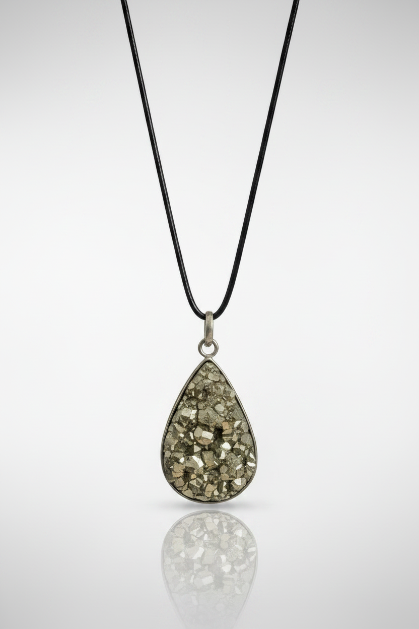 Pyrite Cluster Necklace