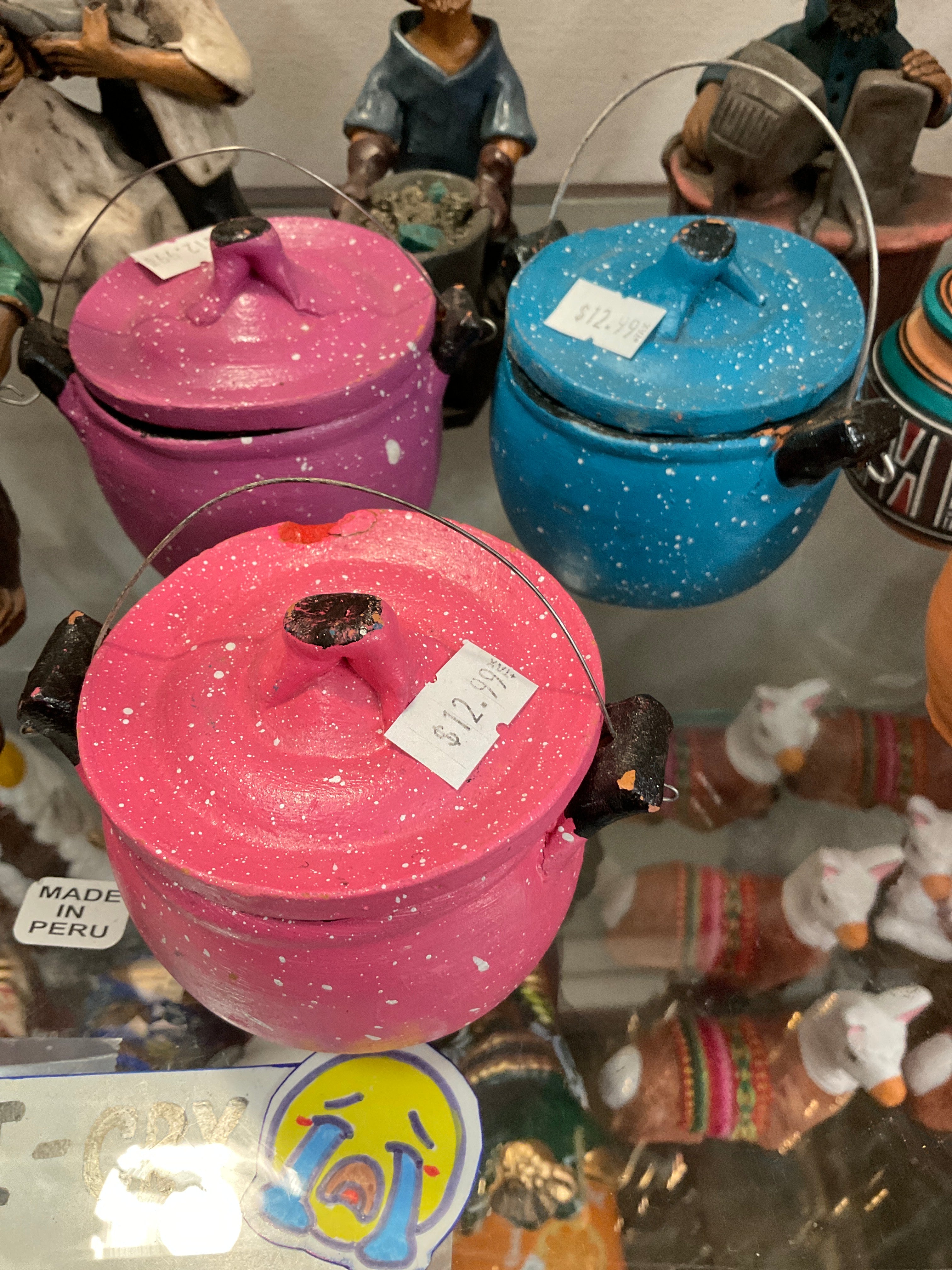 Mini olla de cerámica