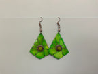 Cuerno con Pendientes Turquesa