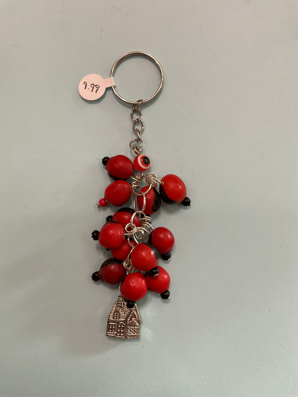 Huayruro Keychain with Charm