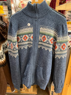 CHASKA Zip-Up Sweater