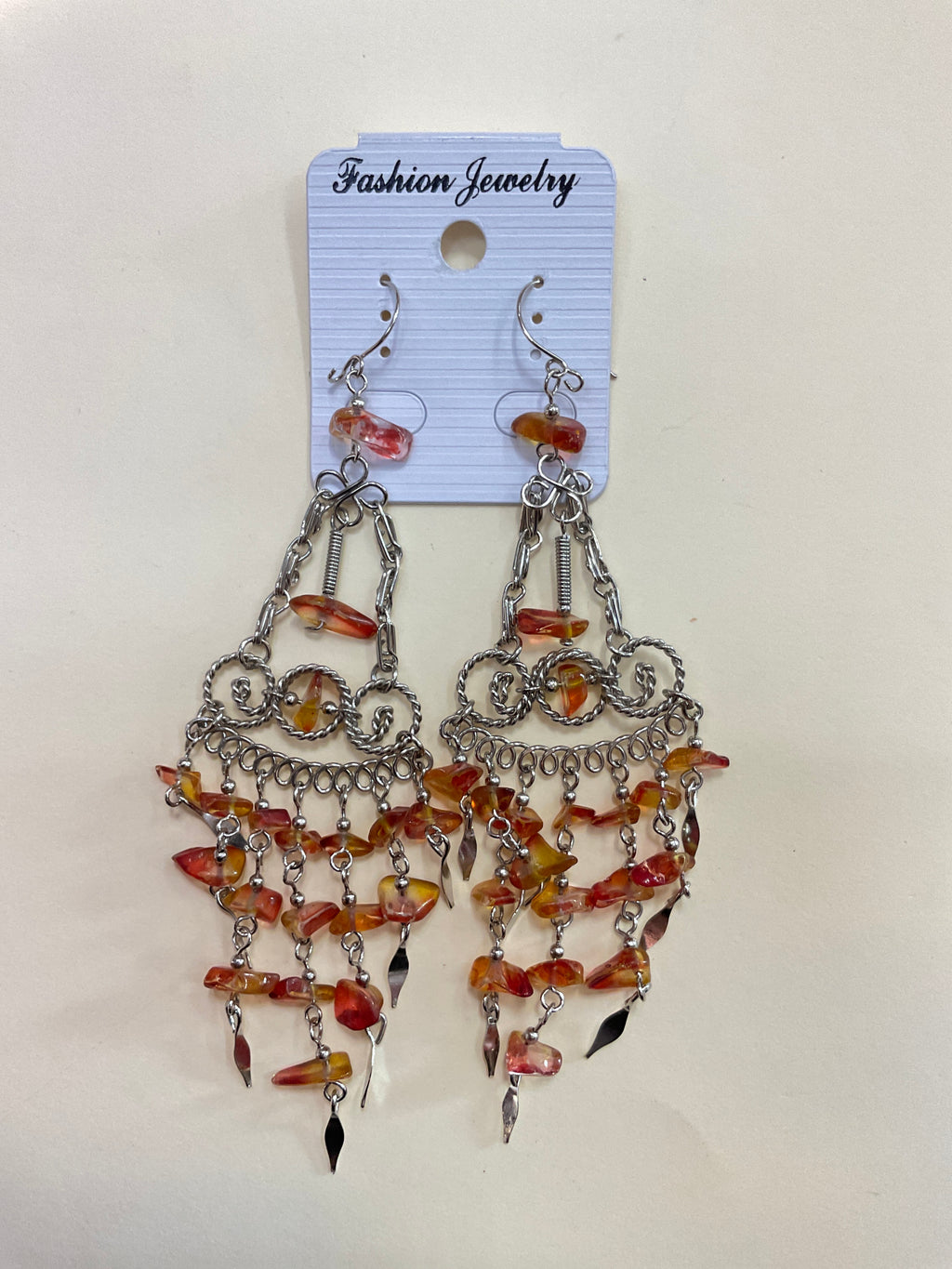 Long Earrings Mineral/Stone