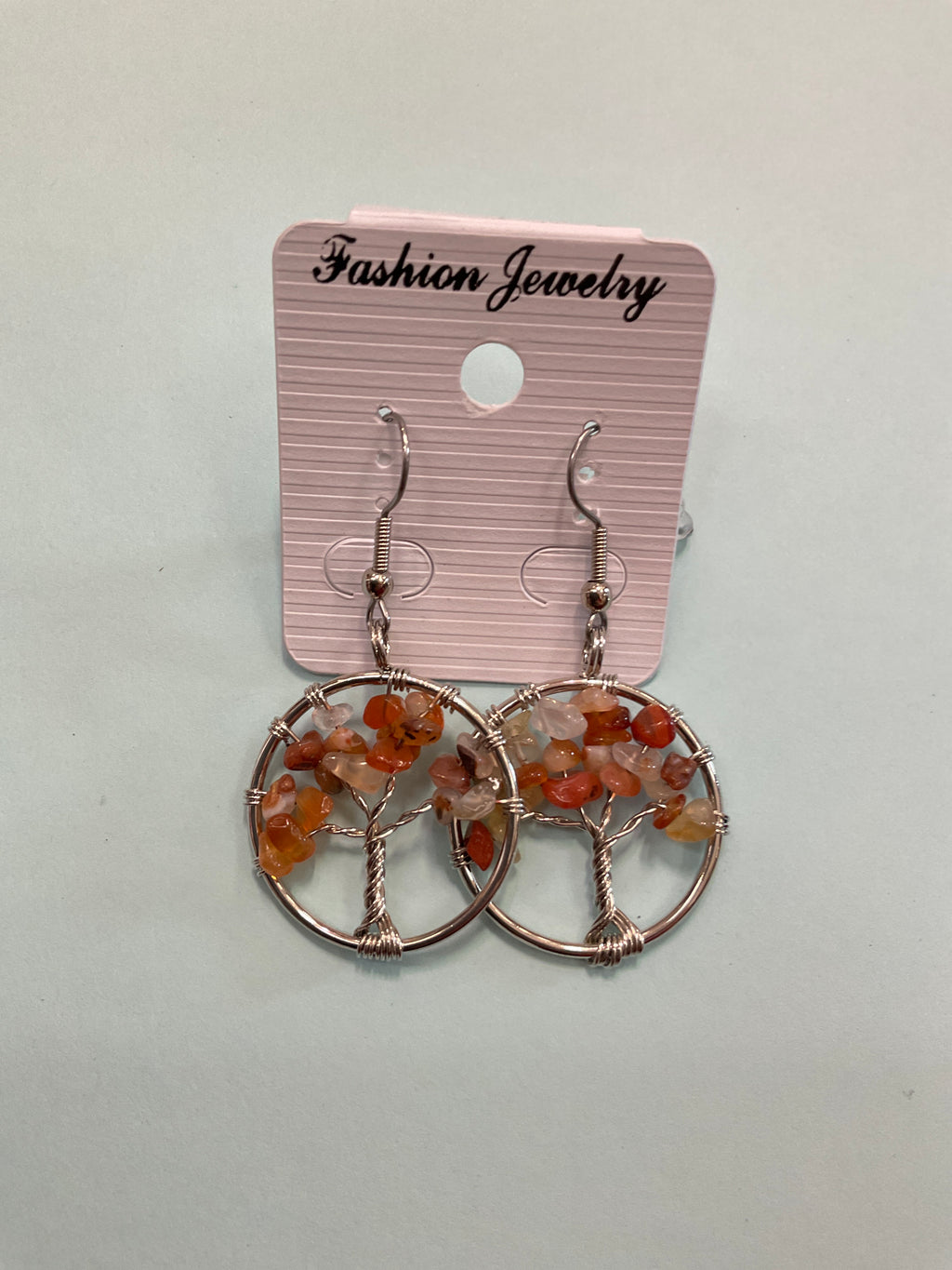 Metal with Stone Earrings