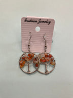 Metal with Stone Earrings