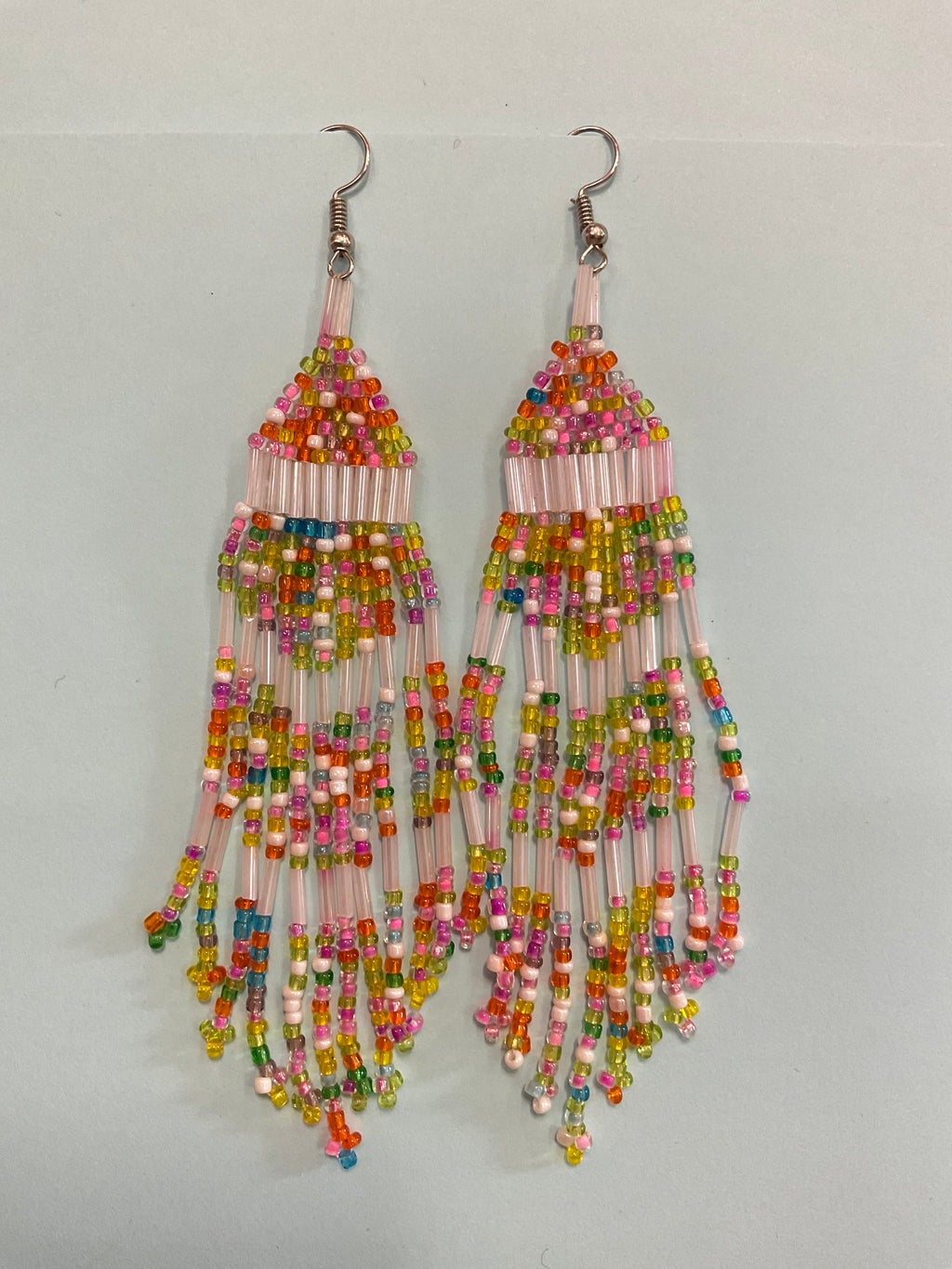 Beaded Fringe Earrings