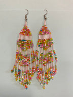 Beaded Fringe Earrings