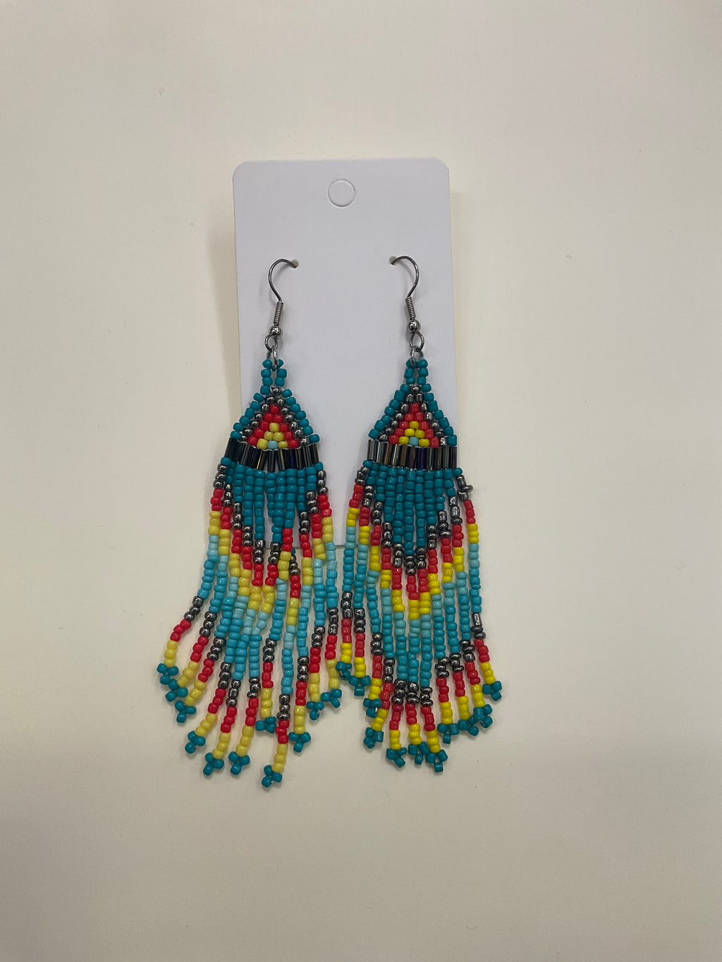 Beaded Fringe Earrings