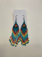 Beaded Fringe Earrings