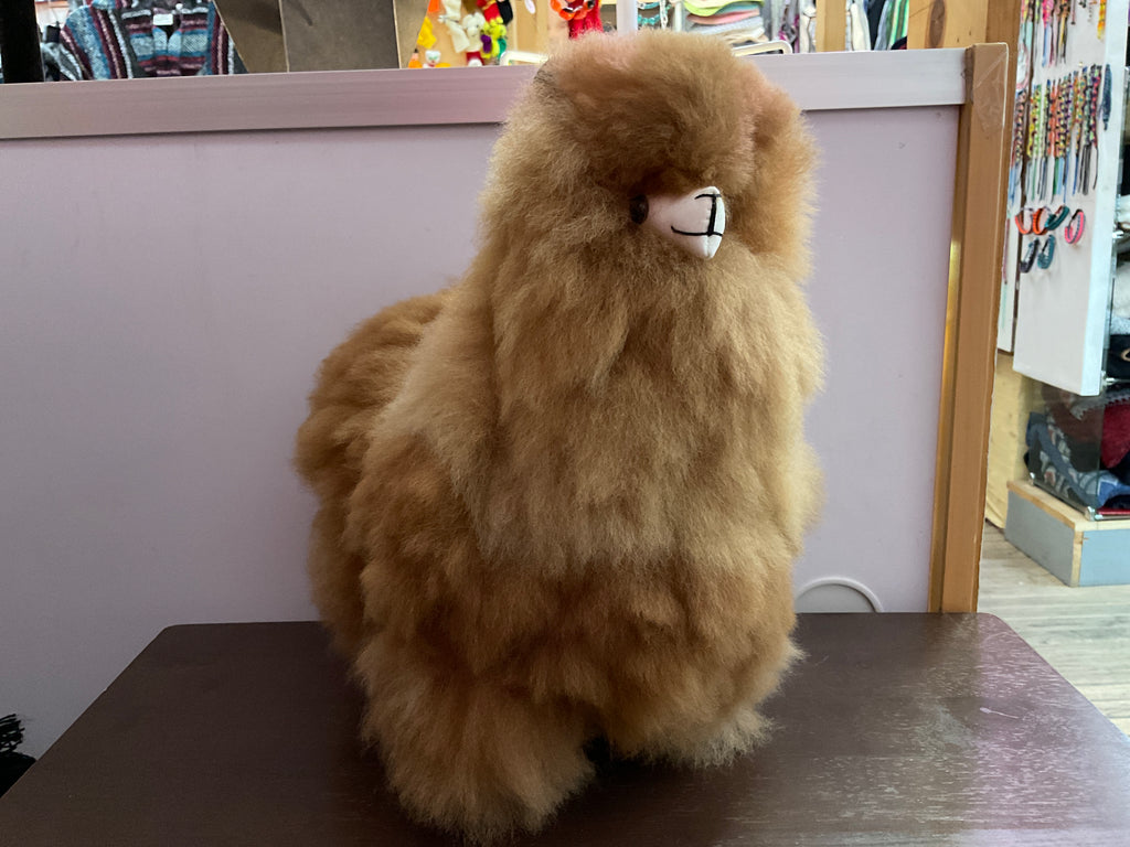 Kusi Friends Alpaca (32cm) - Baby Alpaca Fur Animal