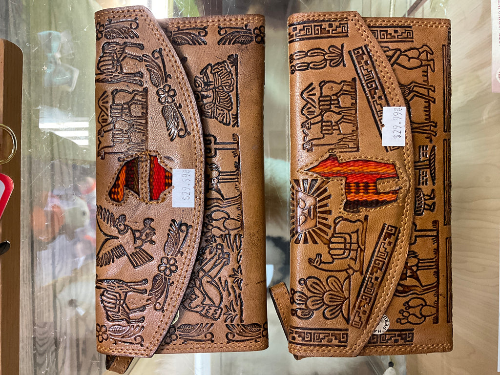 Cartera de piel para mujer