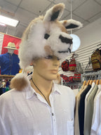 Alpaca Fibre Hat LLama Head