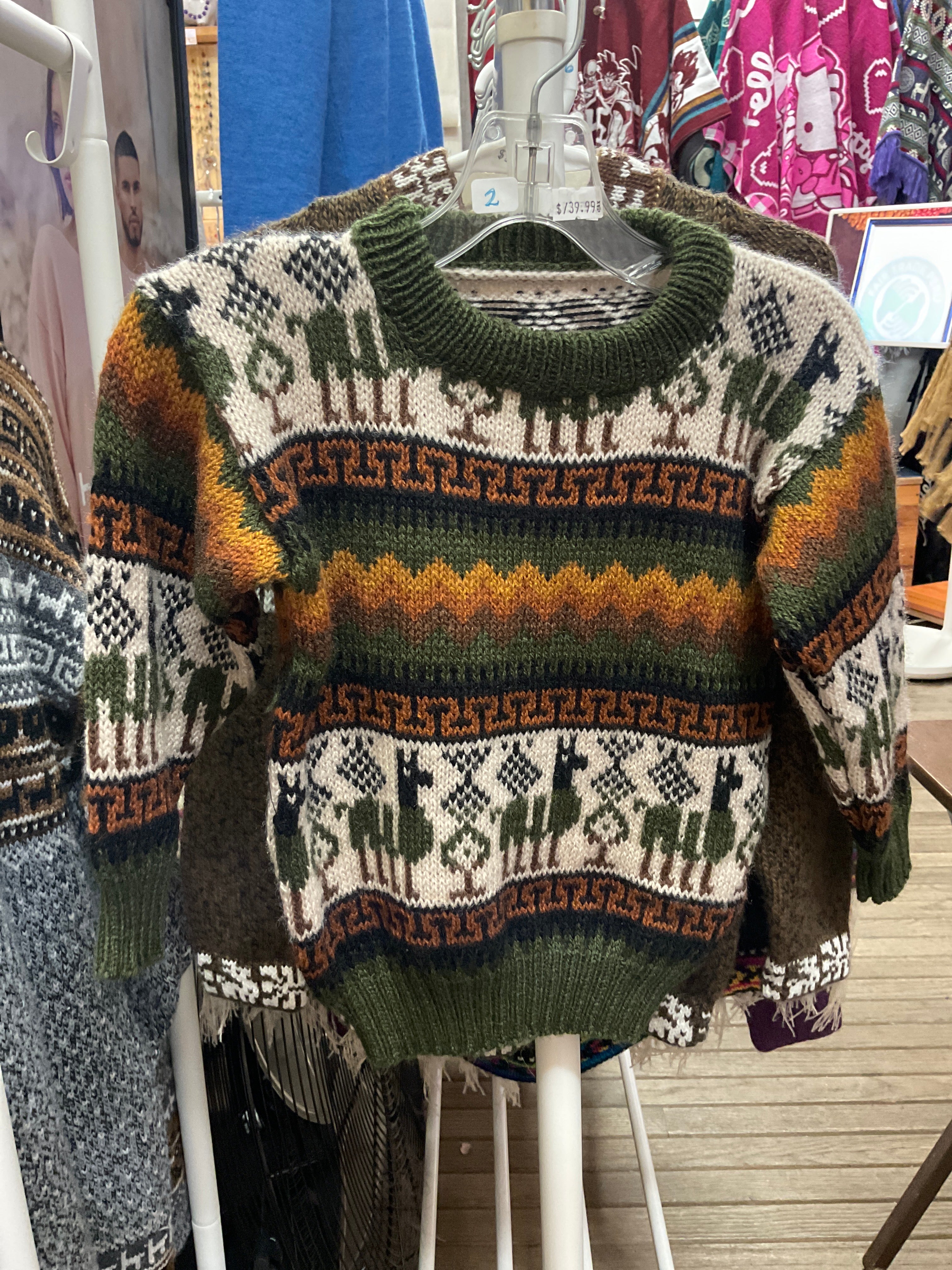 Children’s Classic Andean Crewneck Sweater
