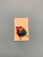 Handmade Andean Couple Worry Doll Pins