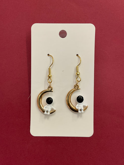 Astronaut Dangle Earrings