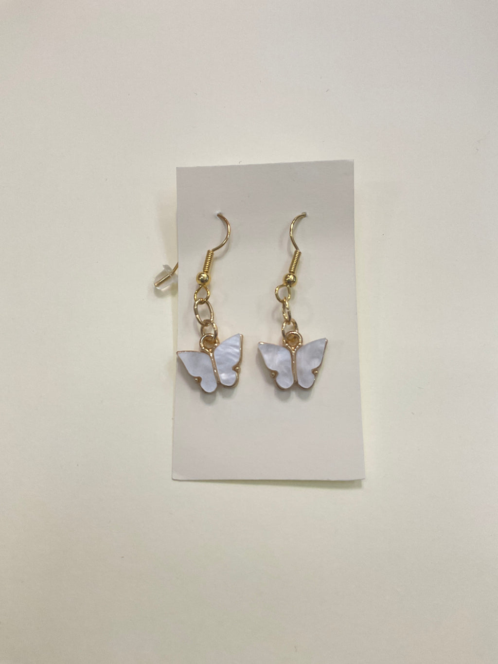 Gold Plated Butterfly Earrings