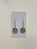 Art Deco Adventurine Earrings