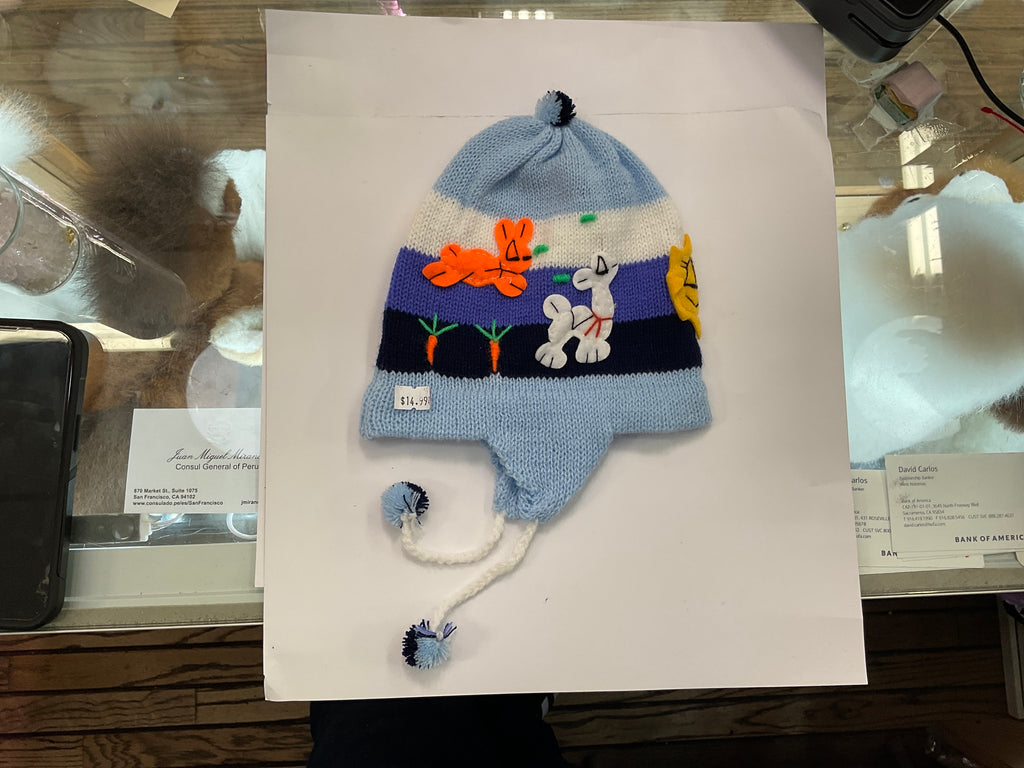 Gorro Chullo Peruano para Bebé – Gorro de Lana Colorido con Orejeras para Bebés