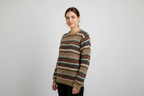 100% alpaca crewneck sweater