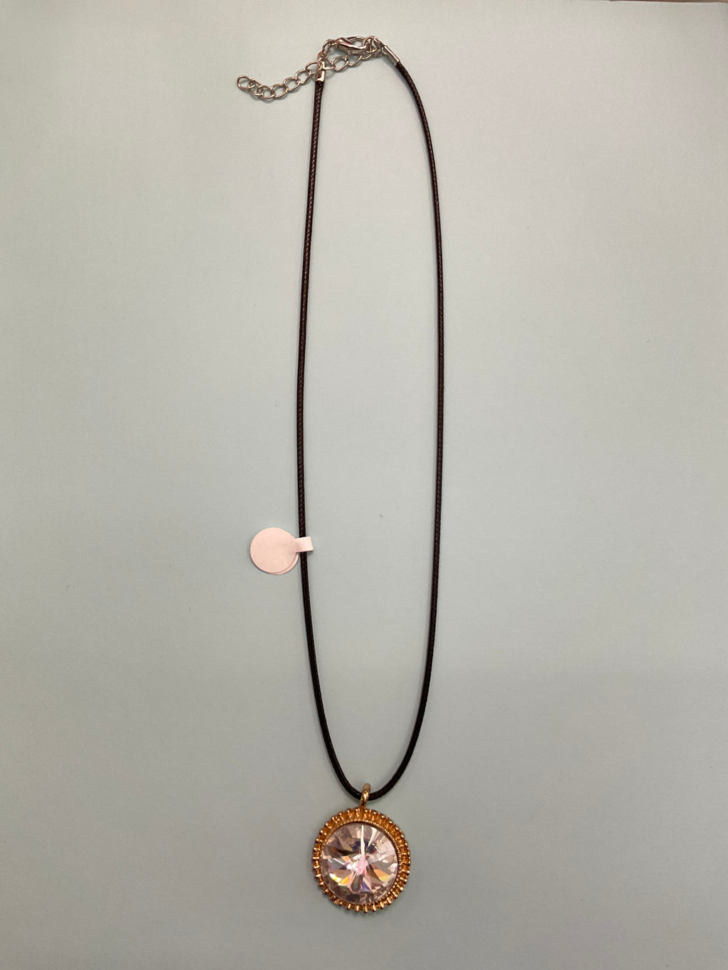 Necklace with Leather Strap