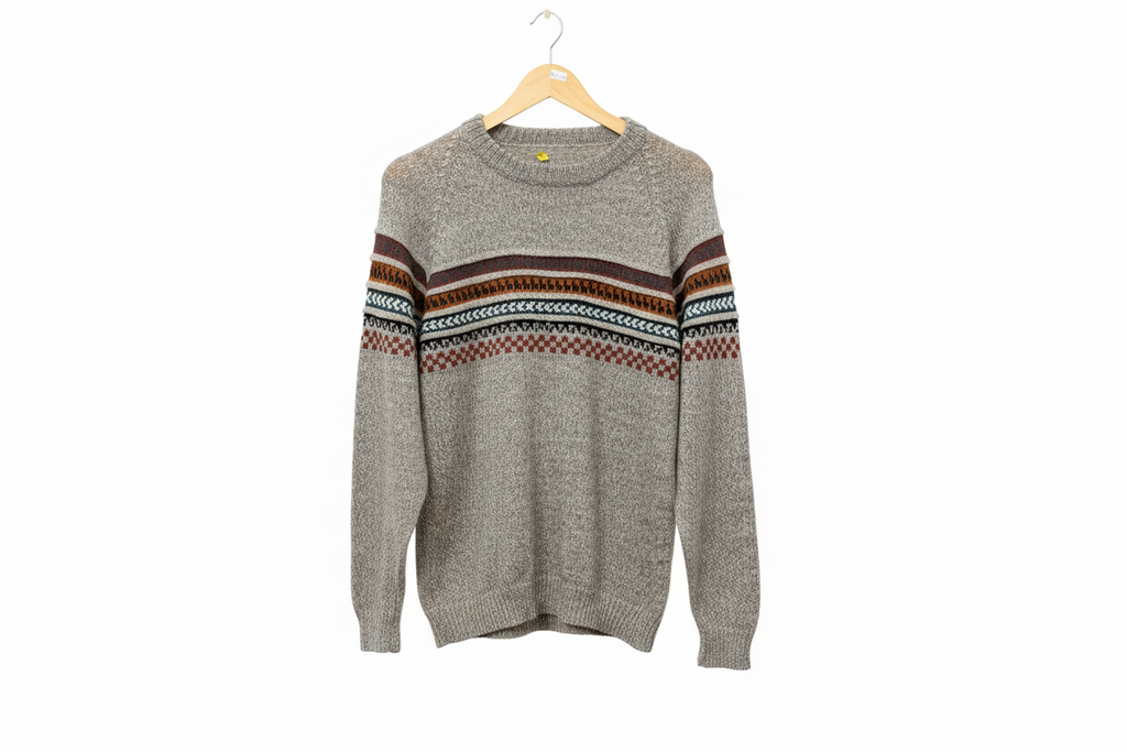 Baby alpaca crewneck sweater