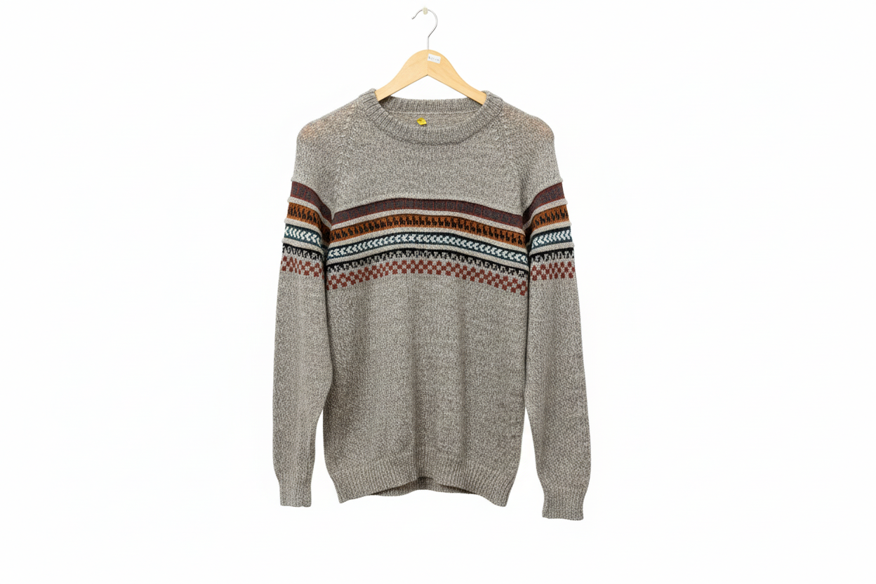 Baby alpaca crewneck sweater