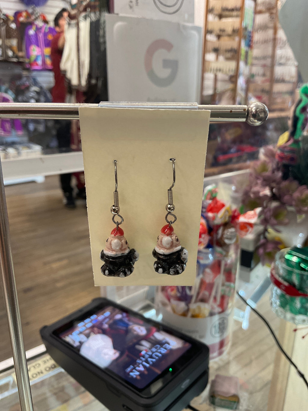 Mini Ceramic Animal Earrings