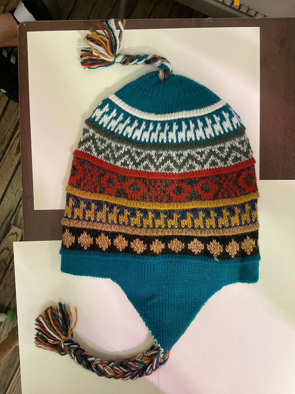 Baby Alpaca Reversible Chullo Hats – Peruvian Andean Earflap Beanies