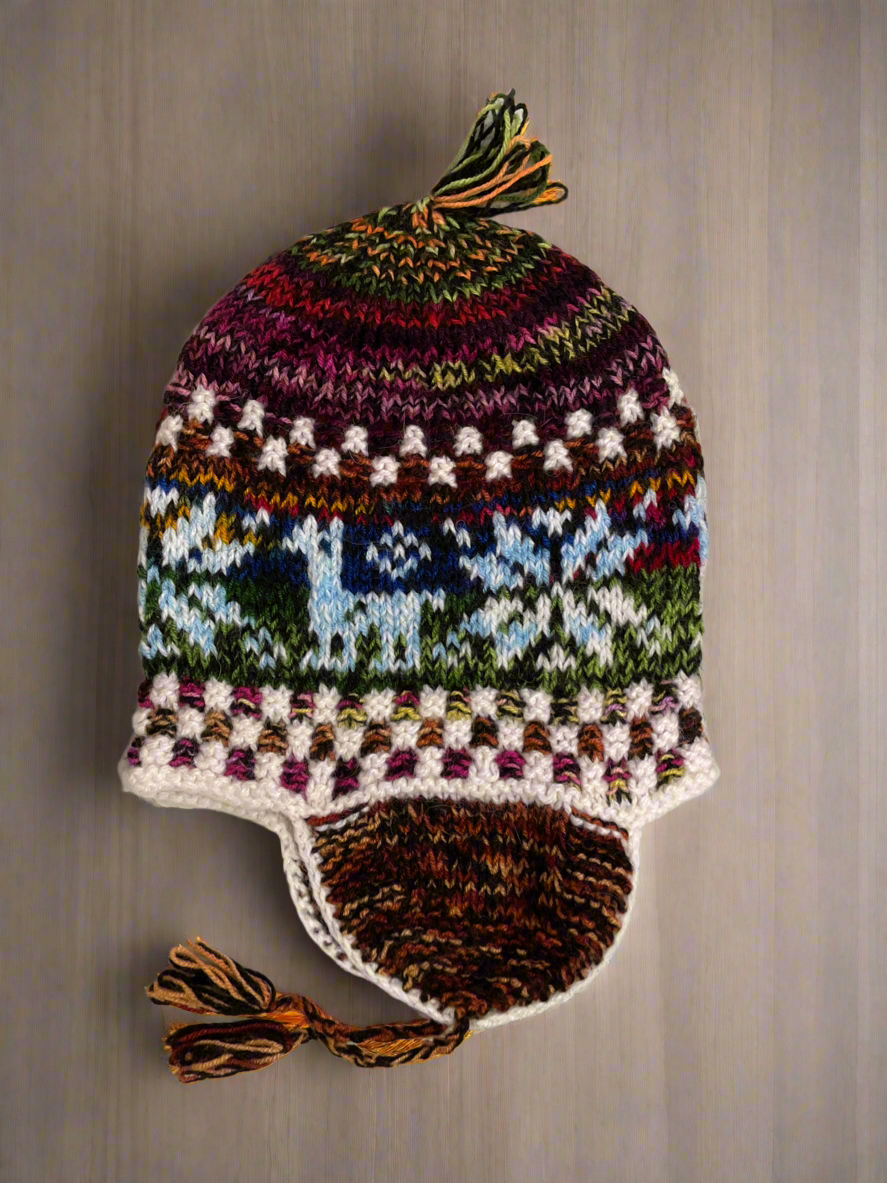 Knit Chullo - Multicolored