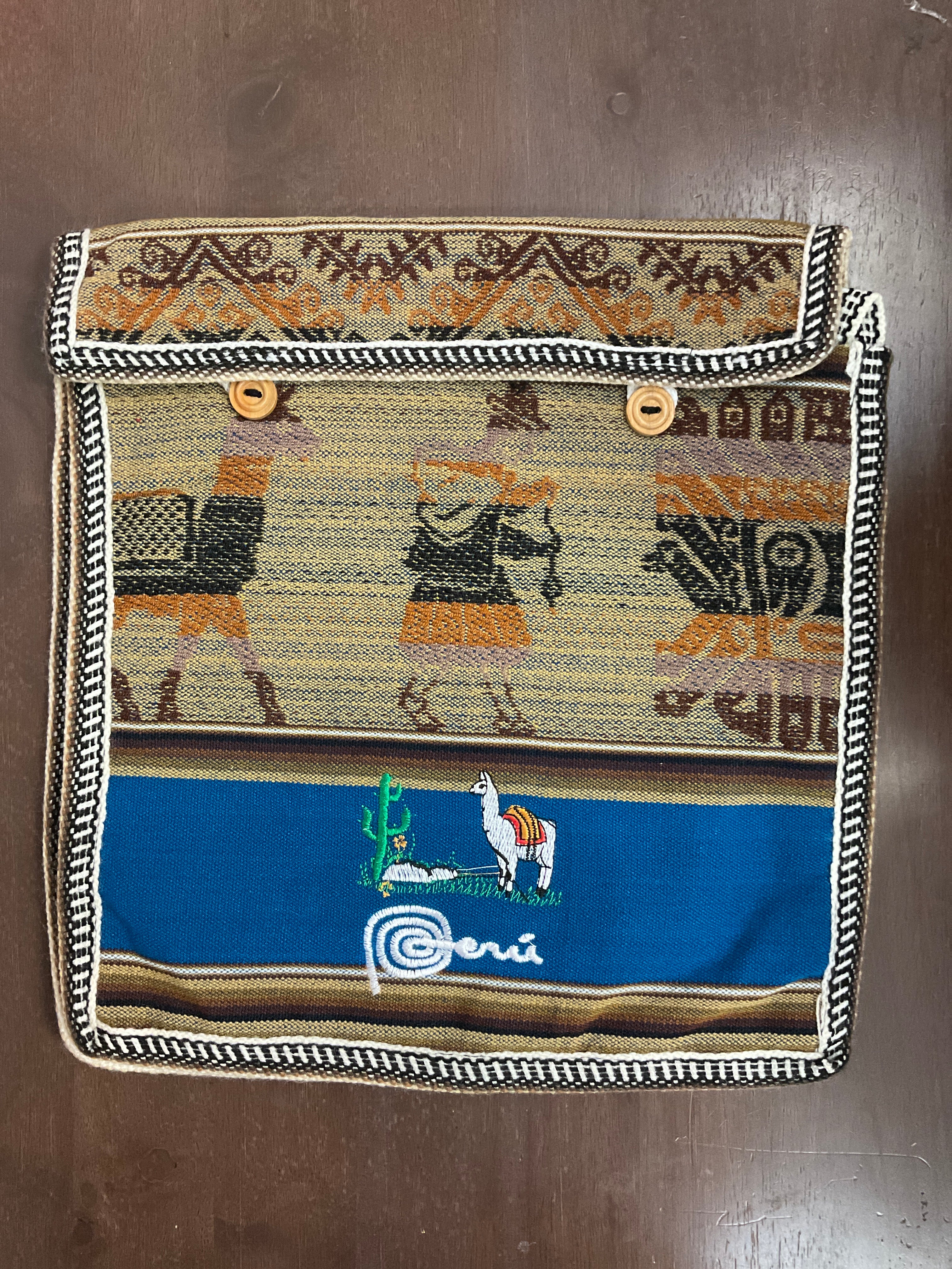 Bolso cruzado peruano