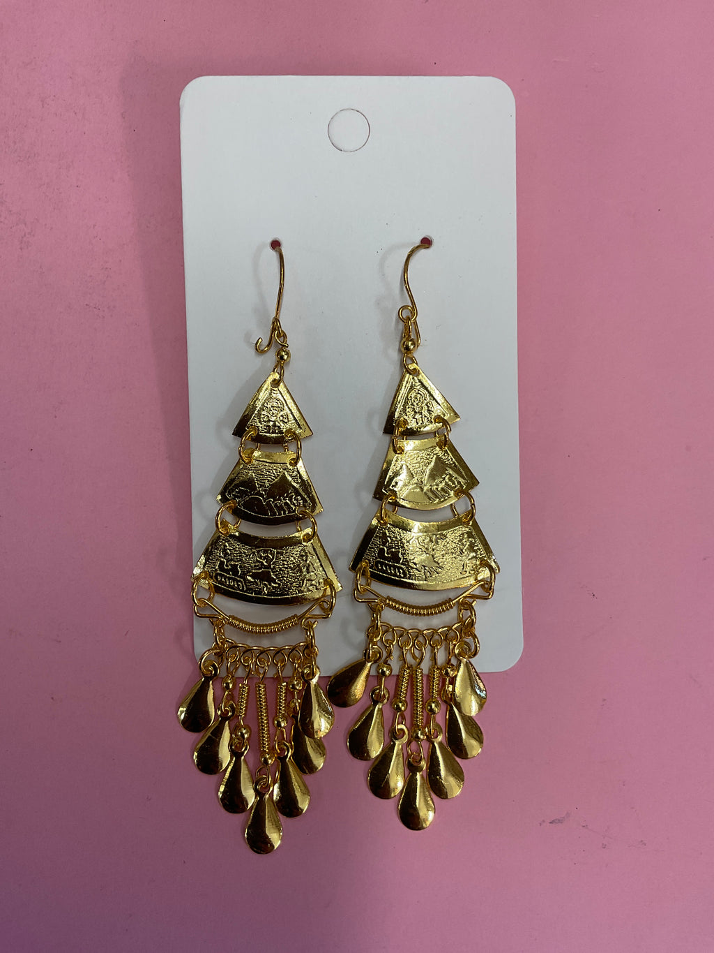 Long Peruvian Incas Earrings