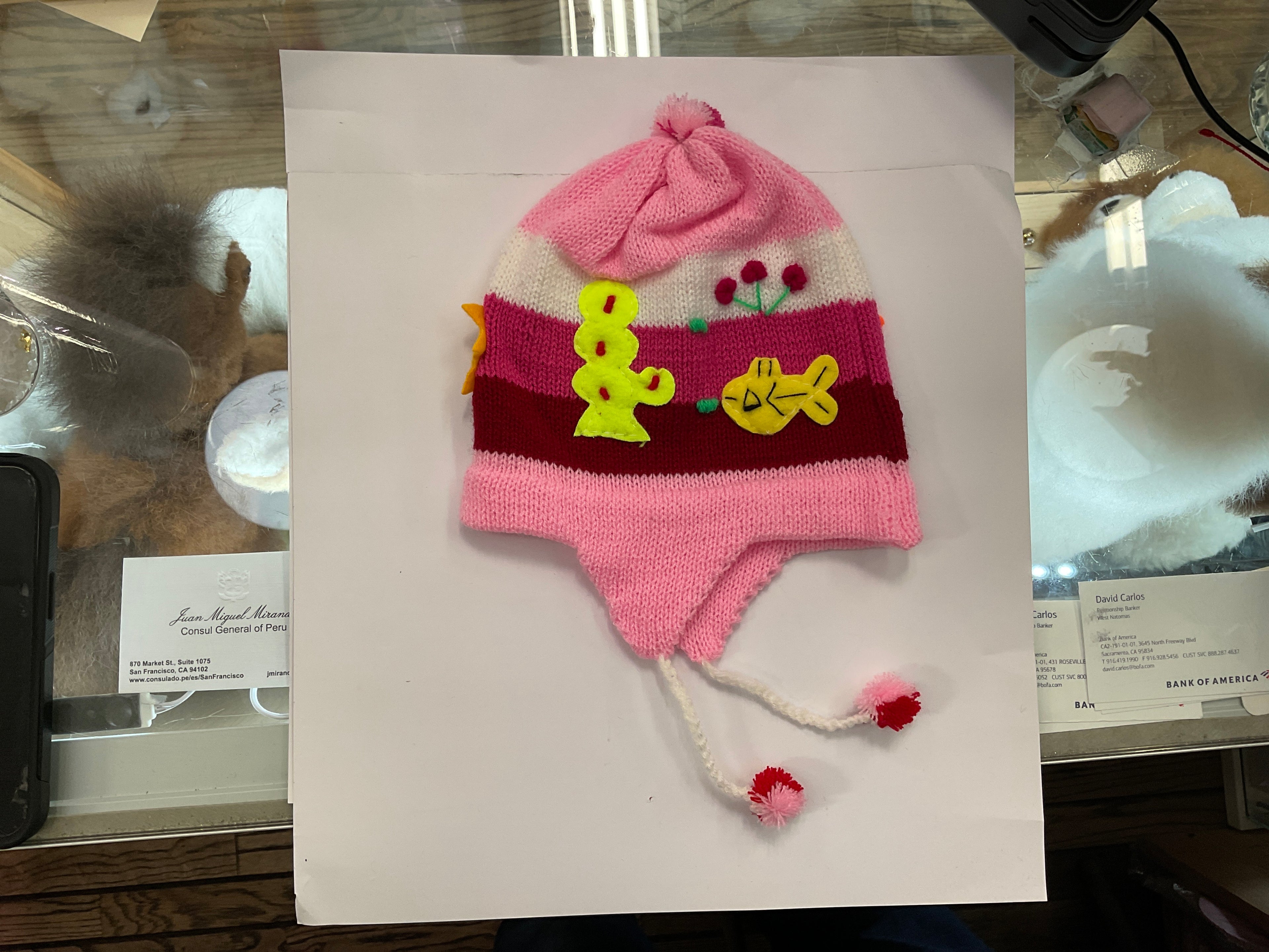 Gorro Chullo Peruano para Bebé – Gorro de Lana Colorido con Orejeras para Bebés
