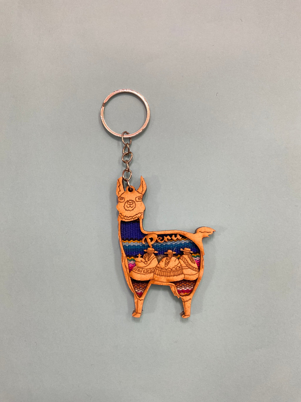 Llama Shaped Keychain