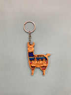 Llama Shaped Keychain