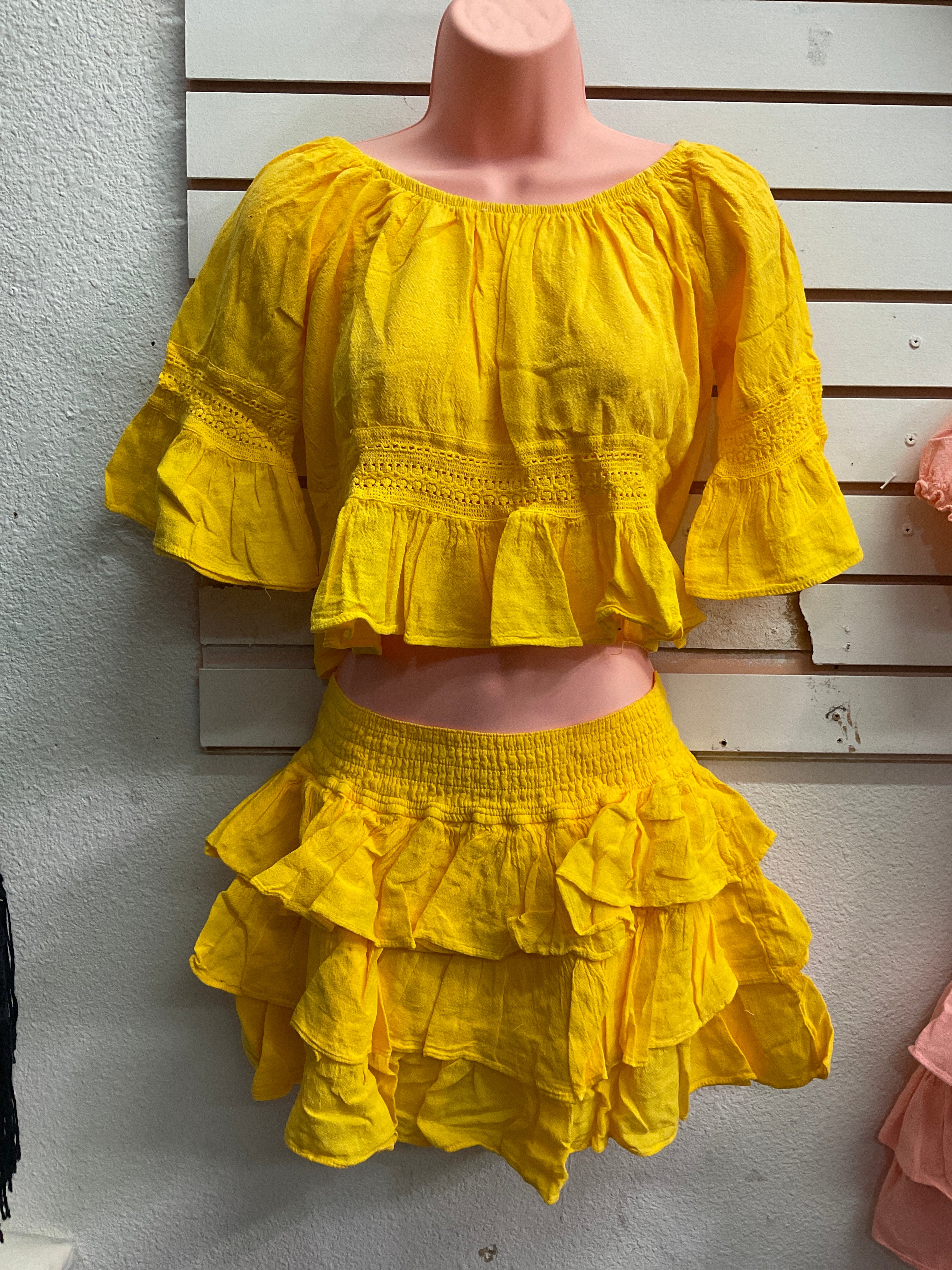 Conj. Falda Cinthia + Top Flor (b)